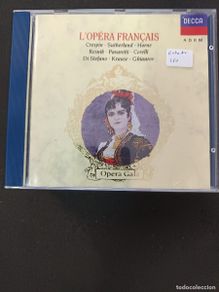 CD de Música: L'OPÉRA FRANÇAIS: CRESPIN, SUTHERLAND, HORNE, RESNIK, PAVAROTTI, CORELLI, DI STEFANO, KRAUSE, GHIAUR